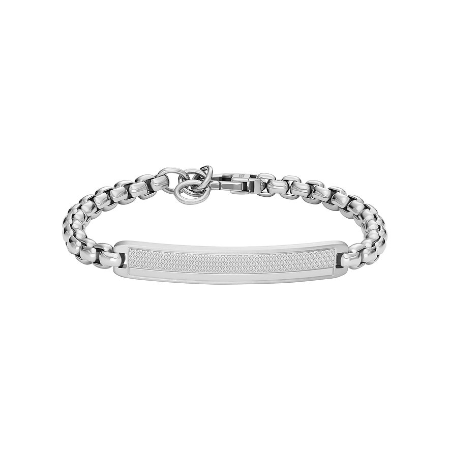 Fossil Armband KNOX, Herren, Edelstahl, silber