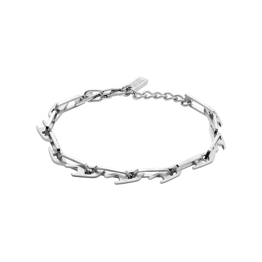 Diesel Armband CHAIN BRACELET, Herren, Edelstahl, silber