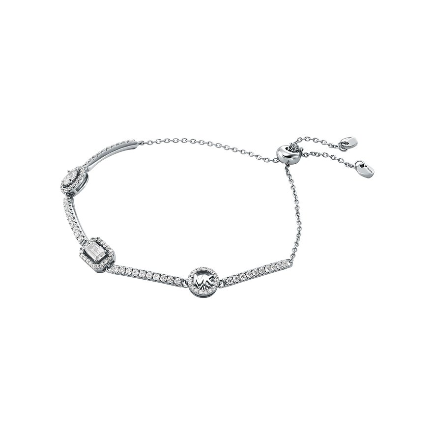 Michael Kors Armband BRILLIANCE, Zirkonia, Damen, 925er Silber, silber