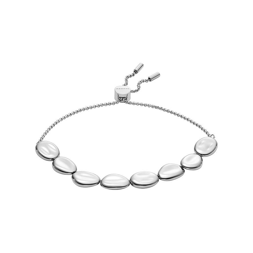 Skagen Armband ANJA PEBBLES, Damen, Edelstahl, silber