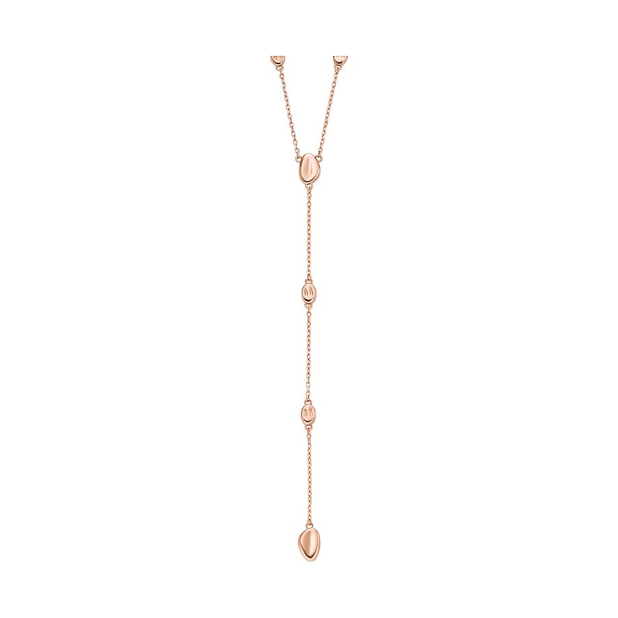 Skagen Kette ANJA PEBBLES, Damen, Edelstahl, roségold