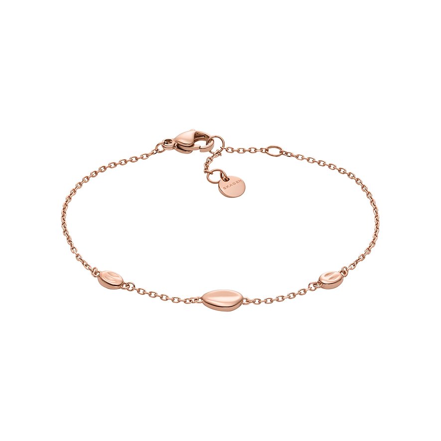 Skagen Armband ANJA PEBBLES, Damen, Edelstahl, roségold