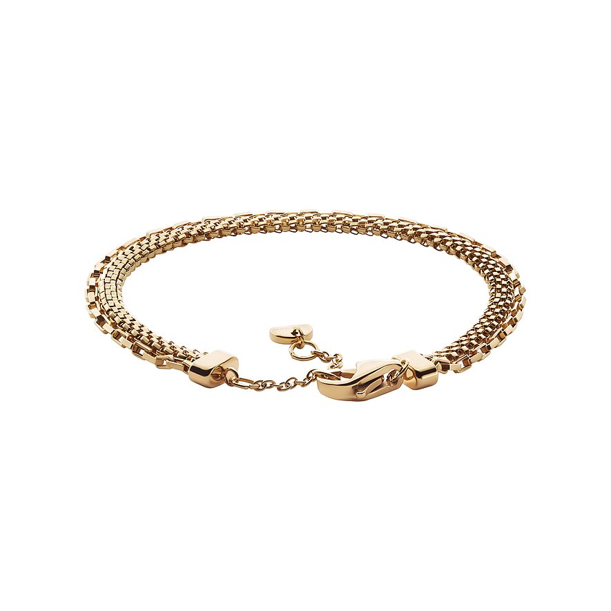 Skagen Armband MERETE, Damen, Edelstahl, gold