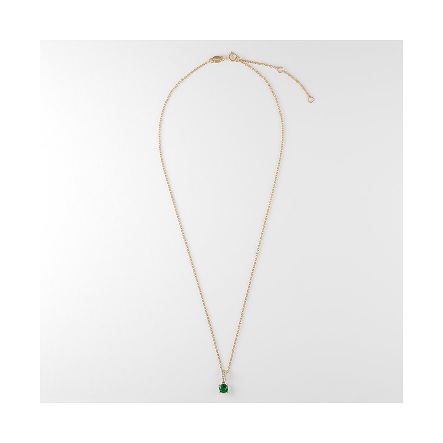 FAVS halskæde af 925 sterling sølv med zirkonia.