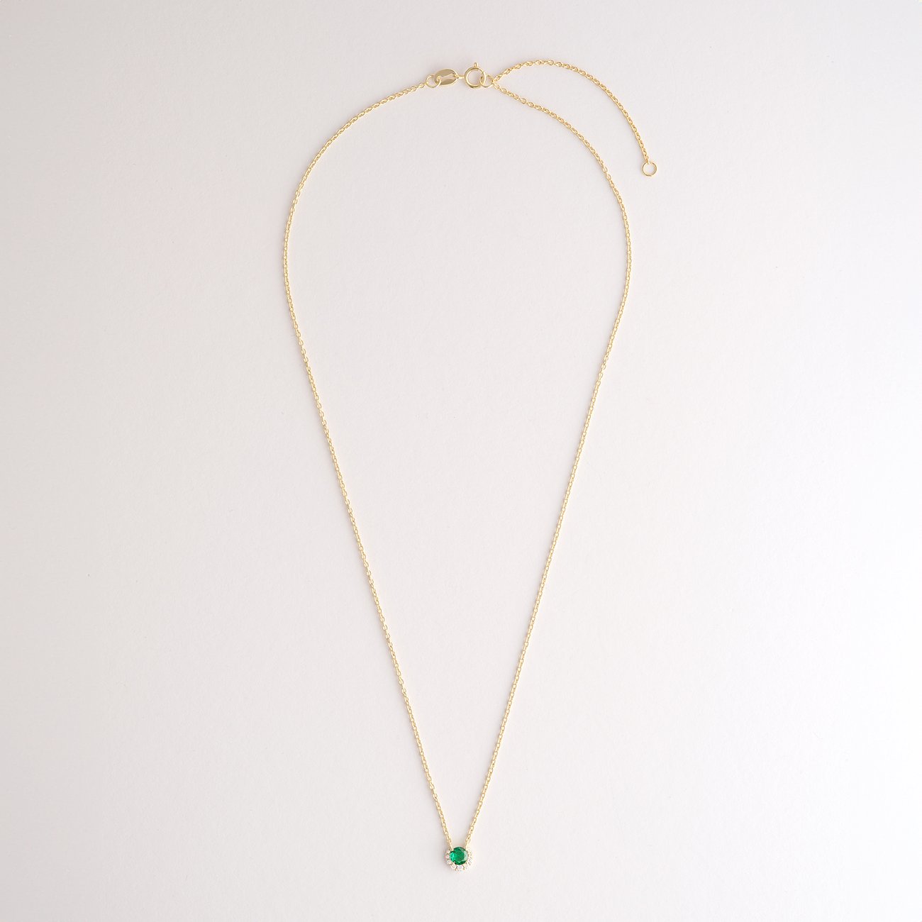 FAVS halsband i 925 silver med zirkonia.