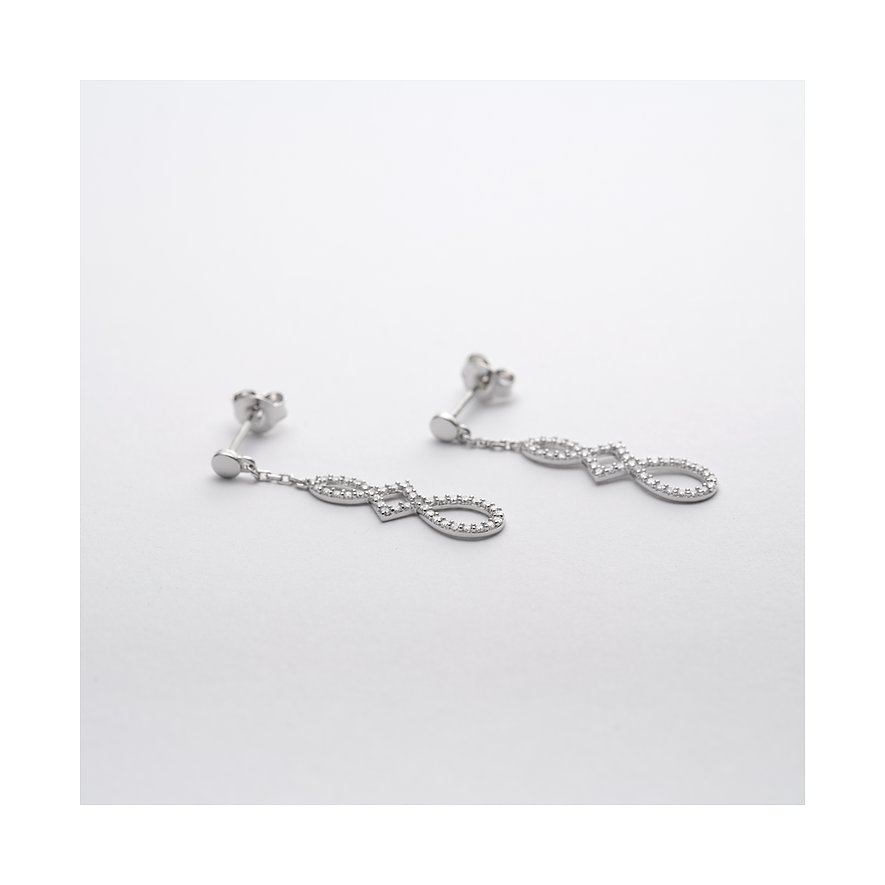 FAVS Ohrringe aus 925er Silber mit Zirkonia.
