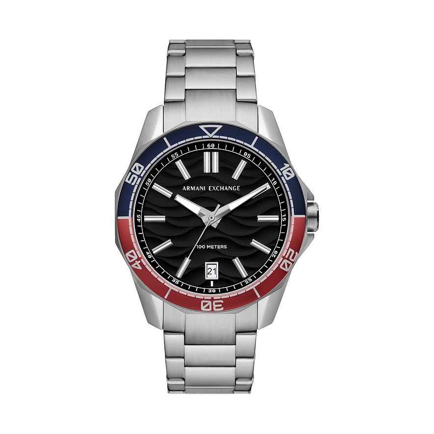 2. Chance - Armani Exchange Herrenuhr AX1955, Herren, Edelstahl, Armband: Edelstahl, Quarz, analog