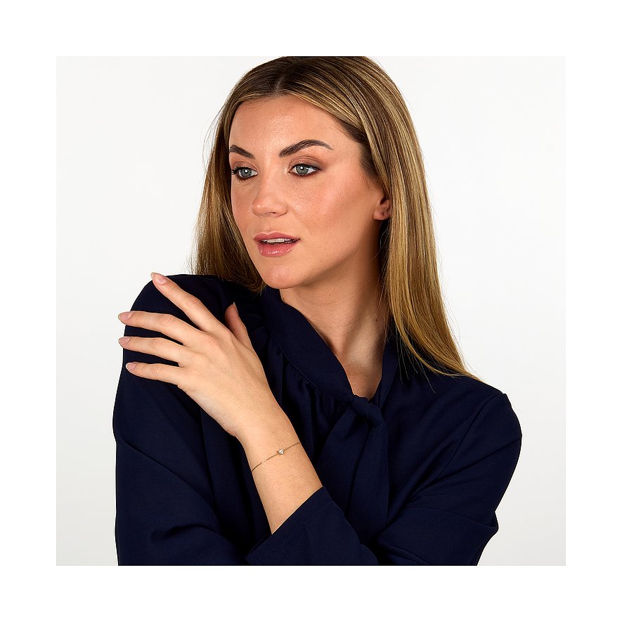 Live Diamond Armband aus 375 Gelbgold mit Diamant.