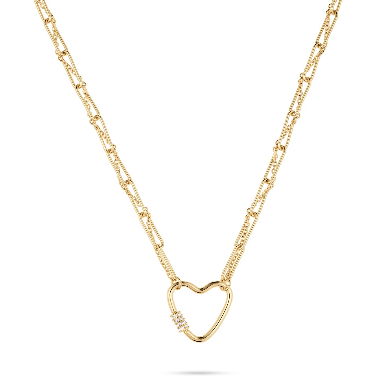 CHRIST Halsschmuck aus 925er recyceltem Silber mit Zirkonia.