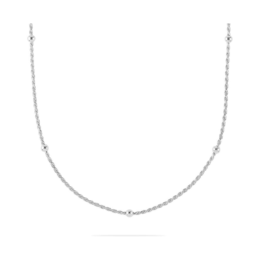 Collana CHRIST in argento riciclato 925 con sfere.