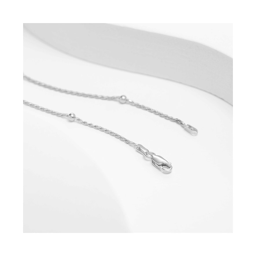 CHRIST Argento, catena riciclata 925 con sfere e chiusura a moschettone.