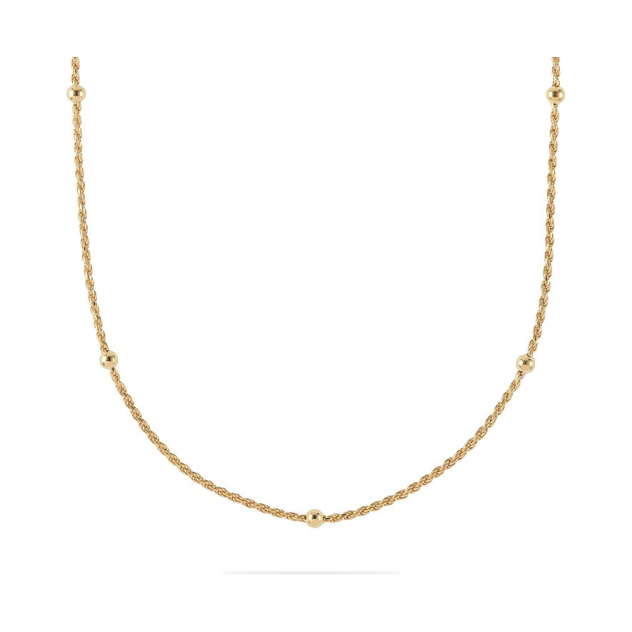 CHRIST Kette, Damen, 925er Silber, recycelt, gold, Verschluss: Karabiner