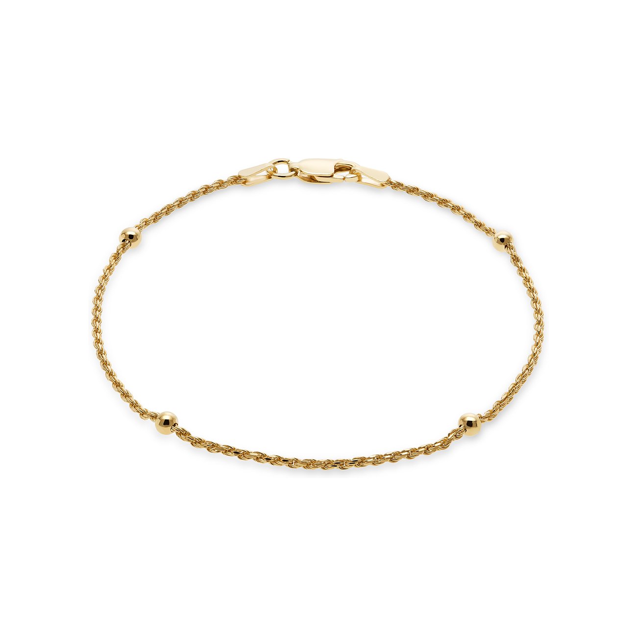 CHRIST armbånd af genanvendt 925 sterling sølv med kugler.