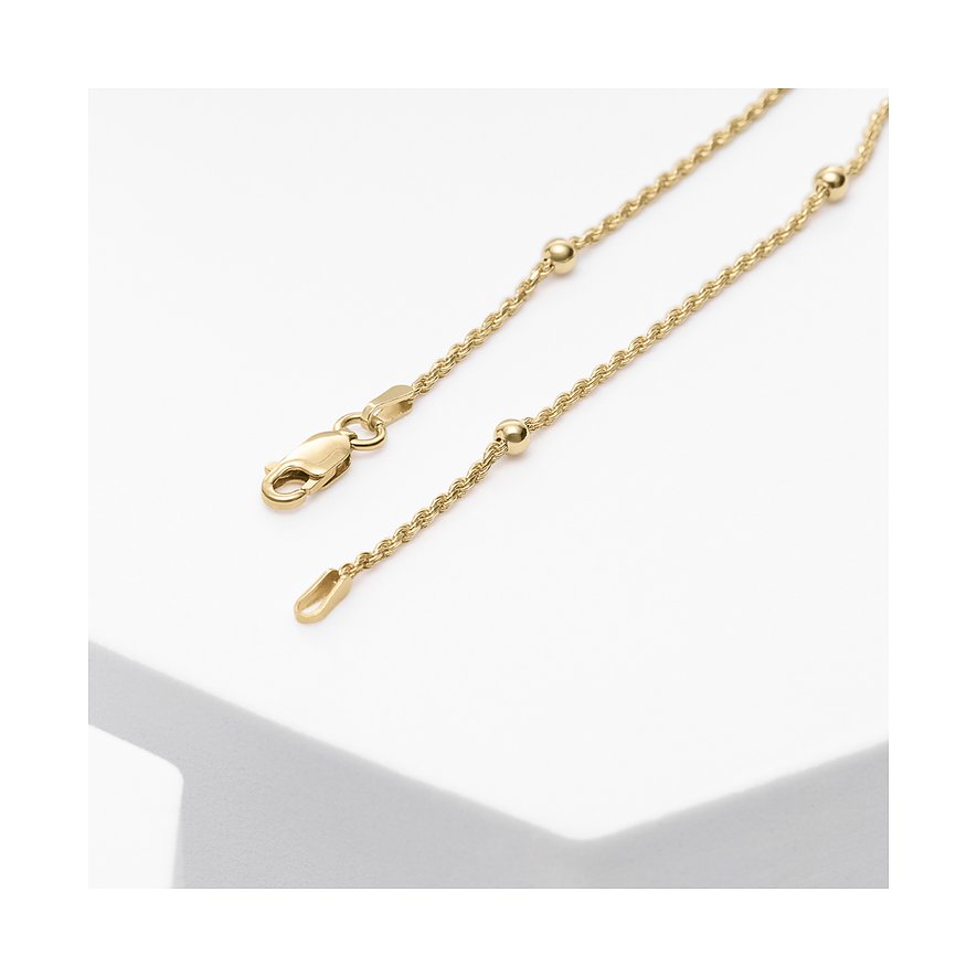 CHRIST armbånd af 925 genanvendt sølv med kugler, karabinhage.