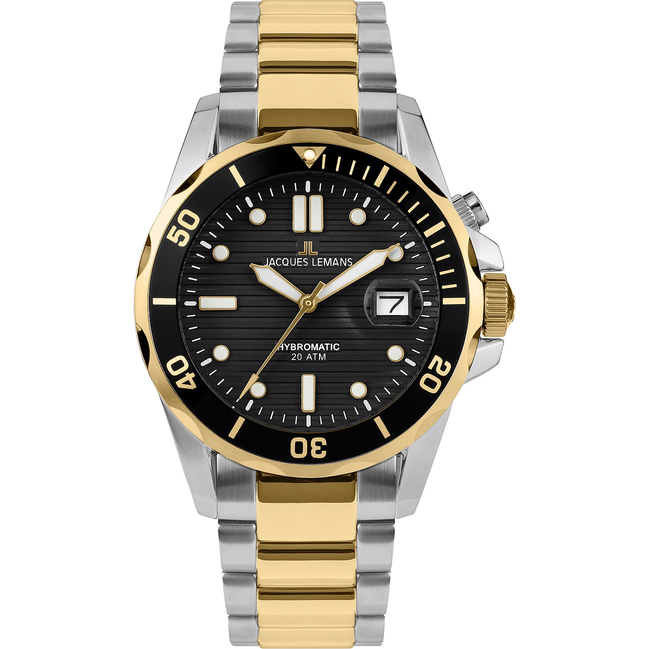 Jacques Lemans Herrenuhr Hybromatic 1-2170L