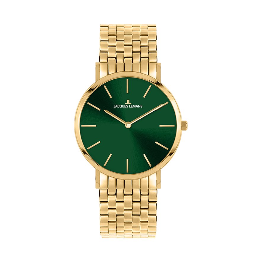 Jacques Lemans Damenuhr Nizza 1-2172N, Damen, Edelstahl, Armband: Edelstahl, Quarz, analog