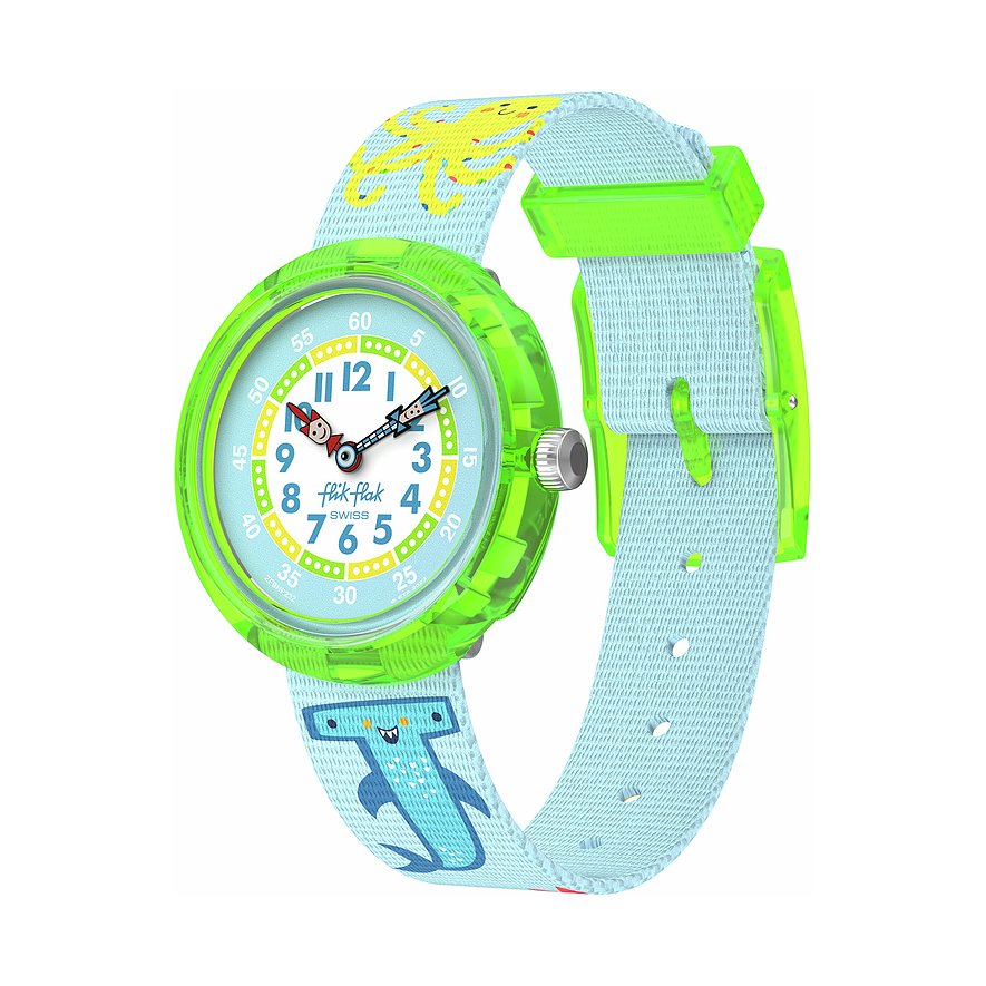 Flik Flak Kinderuhr FLIK FLAK X FABER-CASTELL FBNP232, Jungen, Kunststoff, Armband: Kunststoff, Quarz, analog