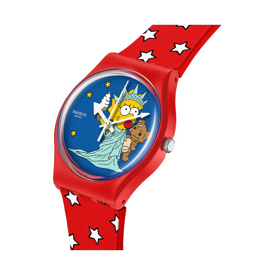 Swatch Unisexuhr THE SIMPSONS COLLECTION SO28Z120