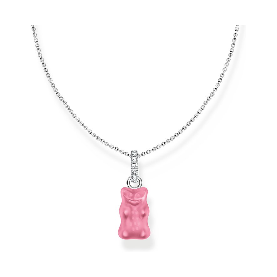 Thomas Sabo Kette Charming, Zirkonia, Damen, 925er Silber, silber