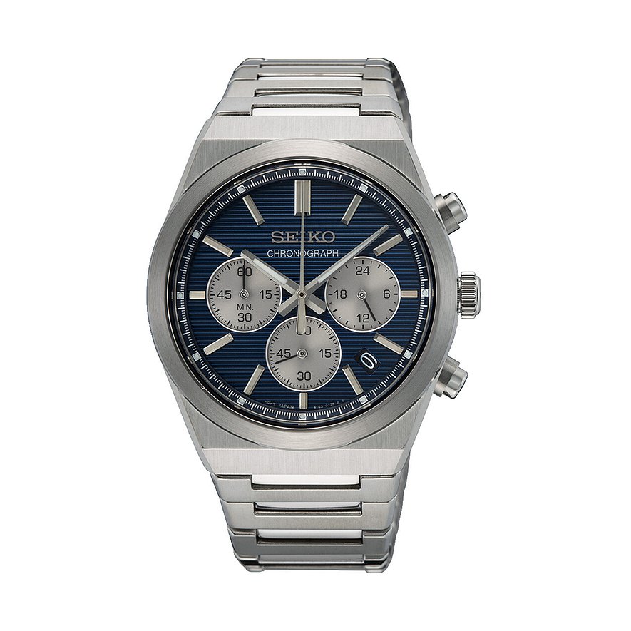 Seiko Chronograph konzeptionelle Serie SSB453P1, Herren, Edelstahl, Armband: Metall, Quarz, analog