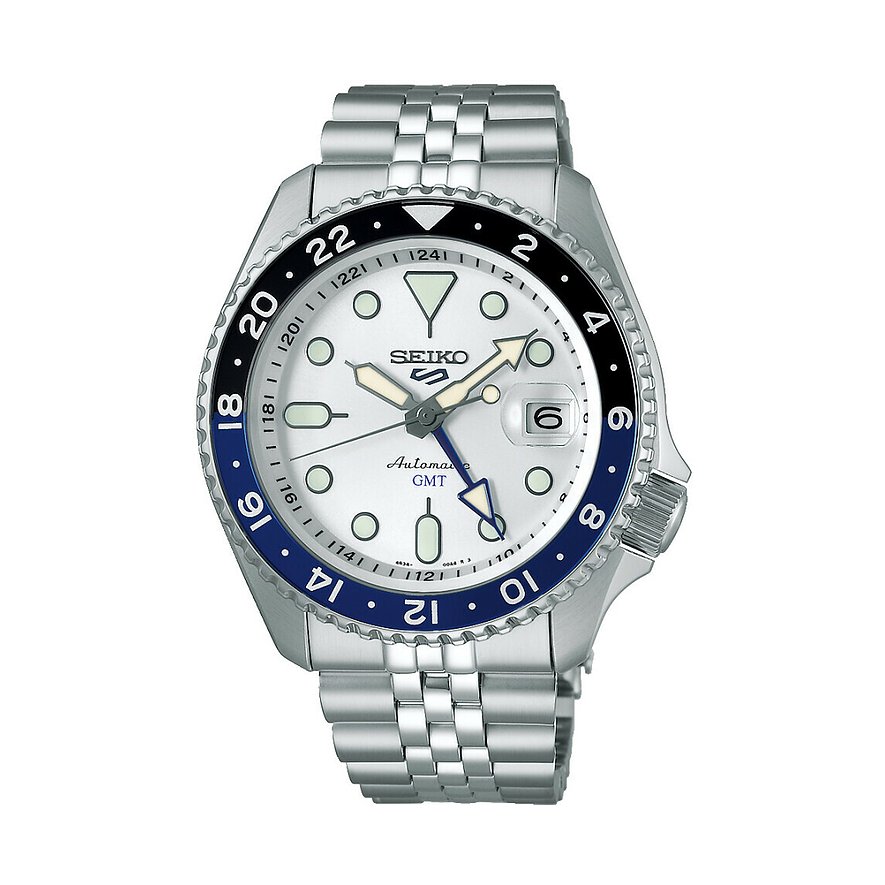 Seiko Herrenuhr Seiko 5 Sports SSK033K1, Herren, Edelstahl, Armband: Metall, Automatik, analog