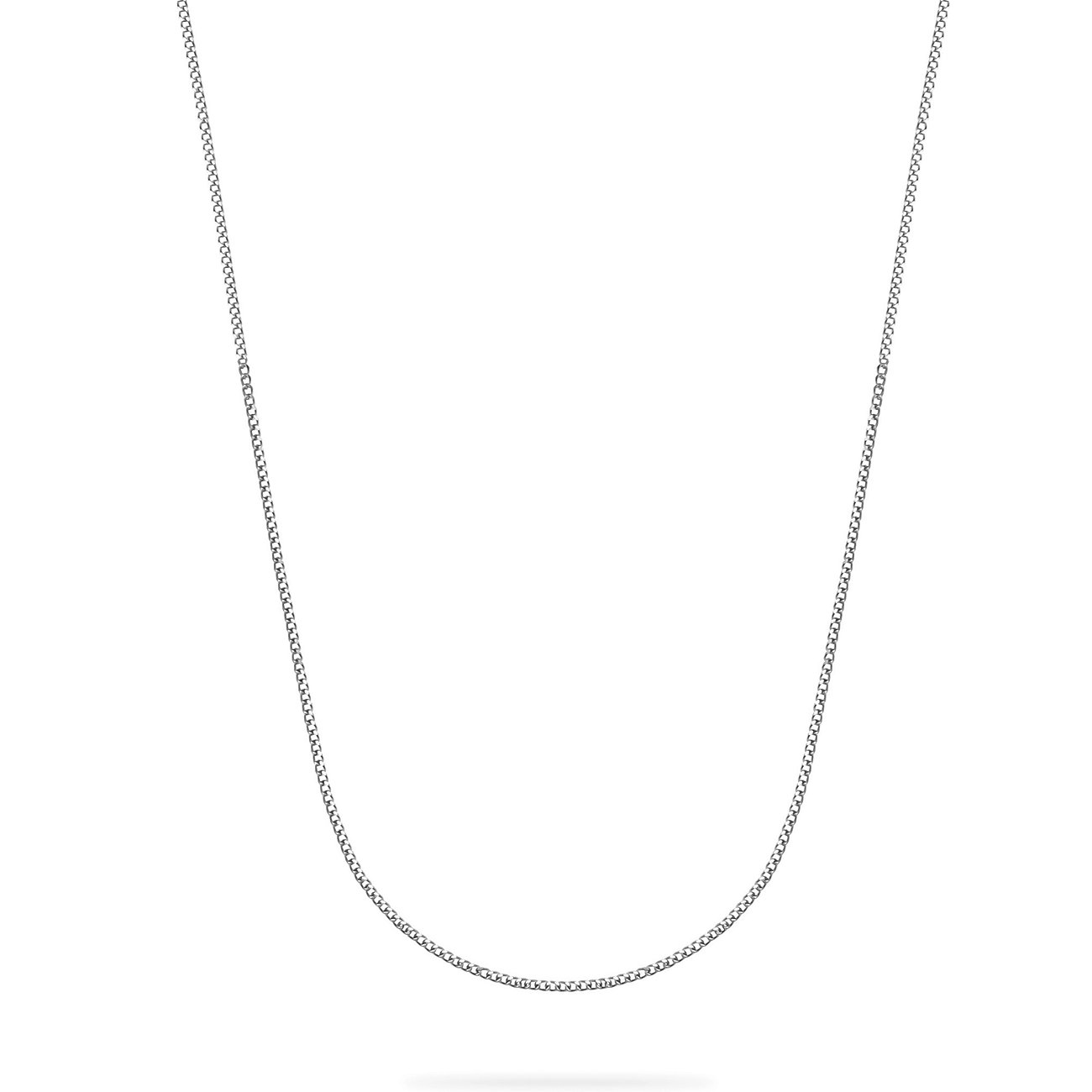 Collier FAVS en argent 925 recyclé, chaîne fine.