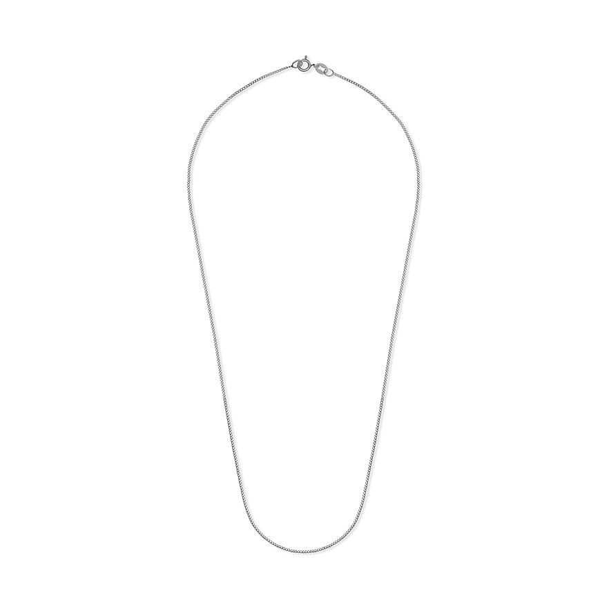 Collier FAVS en argent 925 recyclé, chaîne à maillons fins.