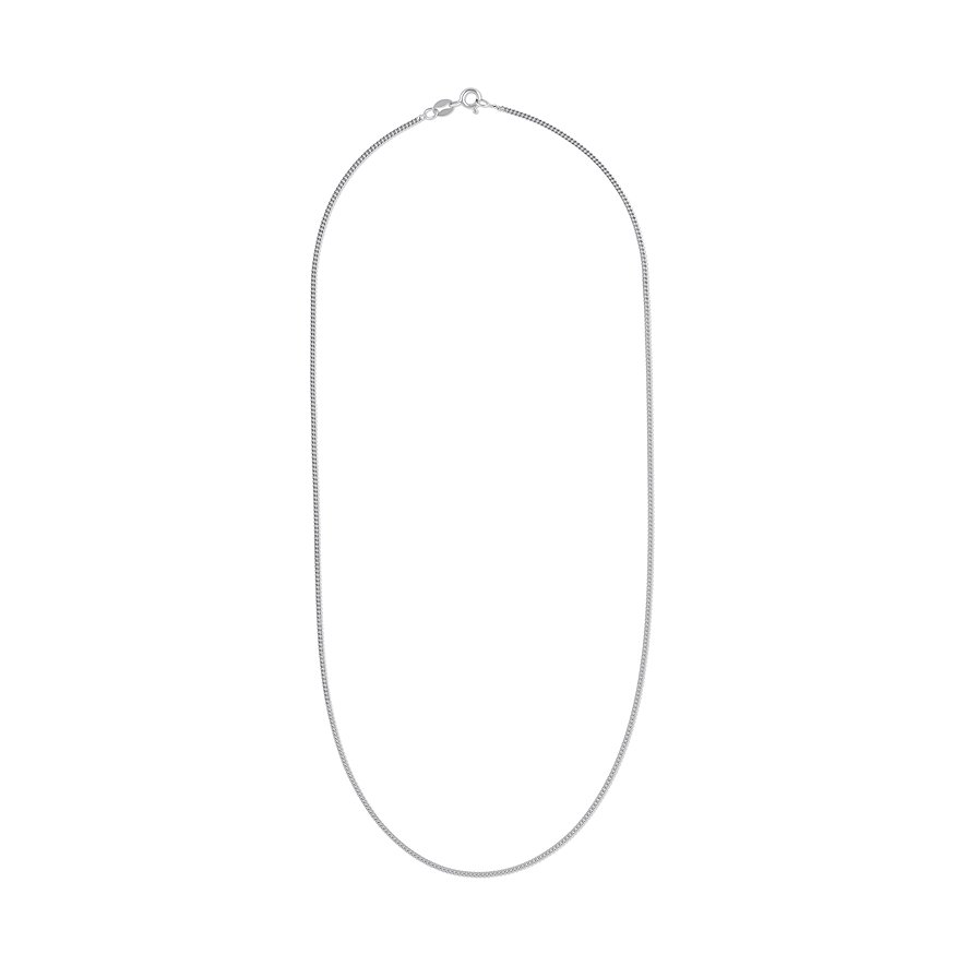 FAVS Halskette aus 925er recyceltem Silber mit feiner Gliederkette.