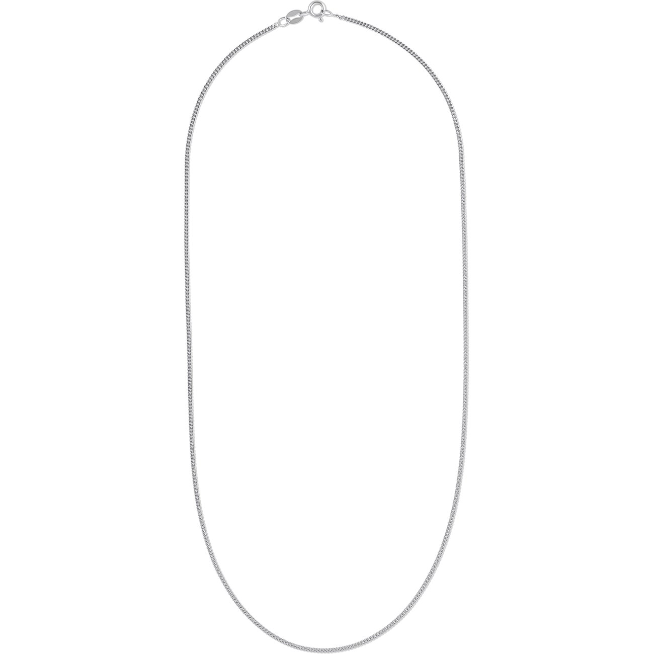 FAVS Halskette aus 925er recyceltem Silber mit feiner Gliederkette.