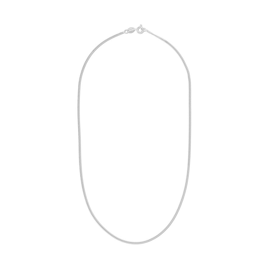 FAVS halsband i 925 återvunnet silver, fin, med karbinhake.