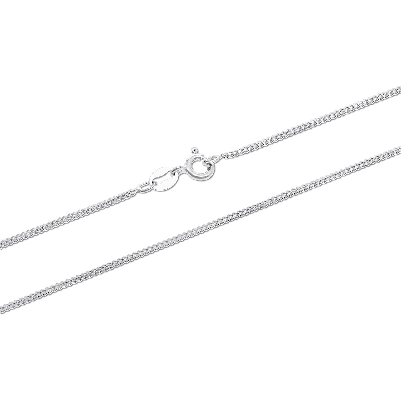 FAVS kedja av återvunnet 925-silver med karbinhake.