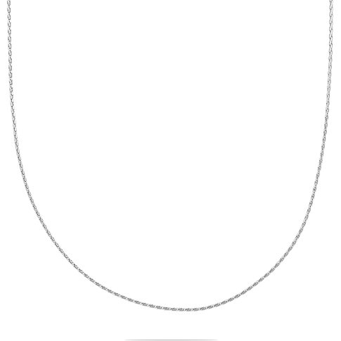 FAVS Halskette aus 925er recyceltem Silber, feine Kettenglieder.