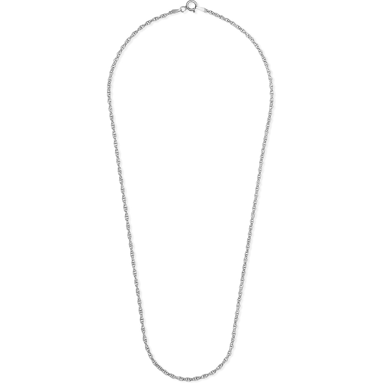 FAVS halsband i återvunnet 925-silver, fin, med karbinhake.