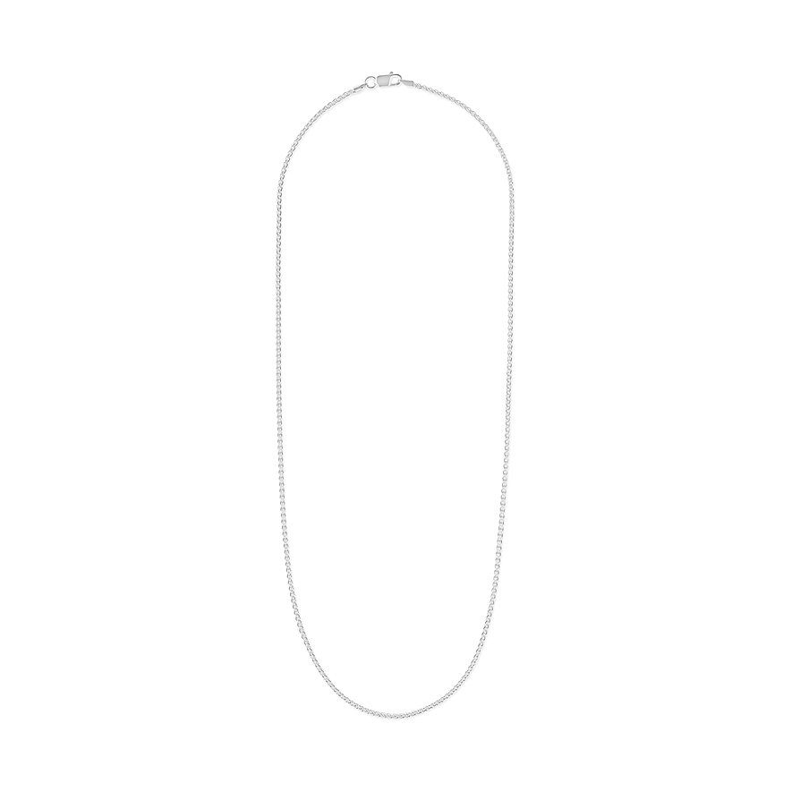 Collier FAVS en argent recyclé 925, maillons fins, avec fermoir mousqueton.