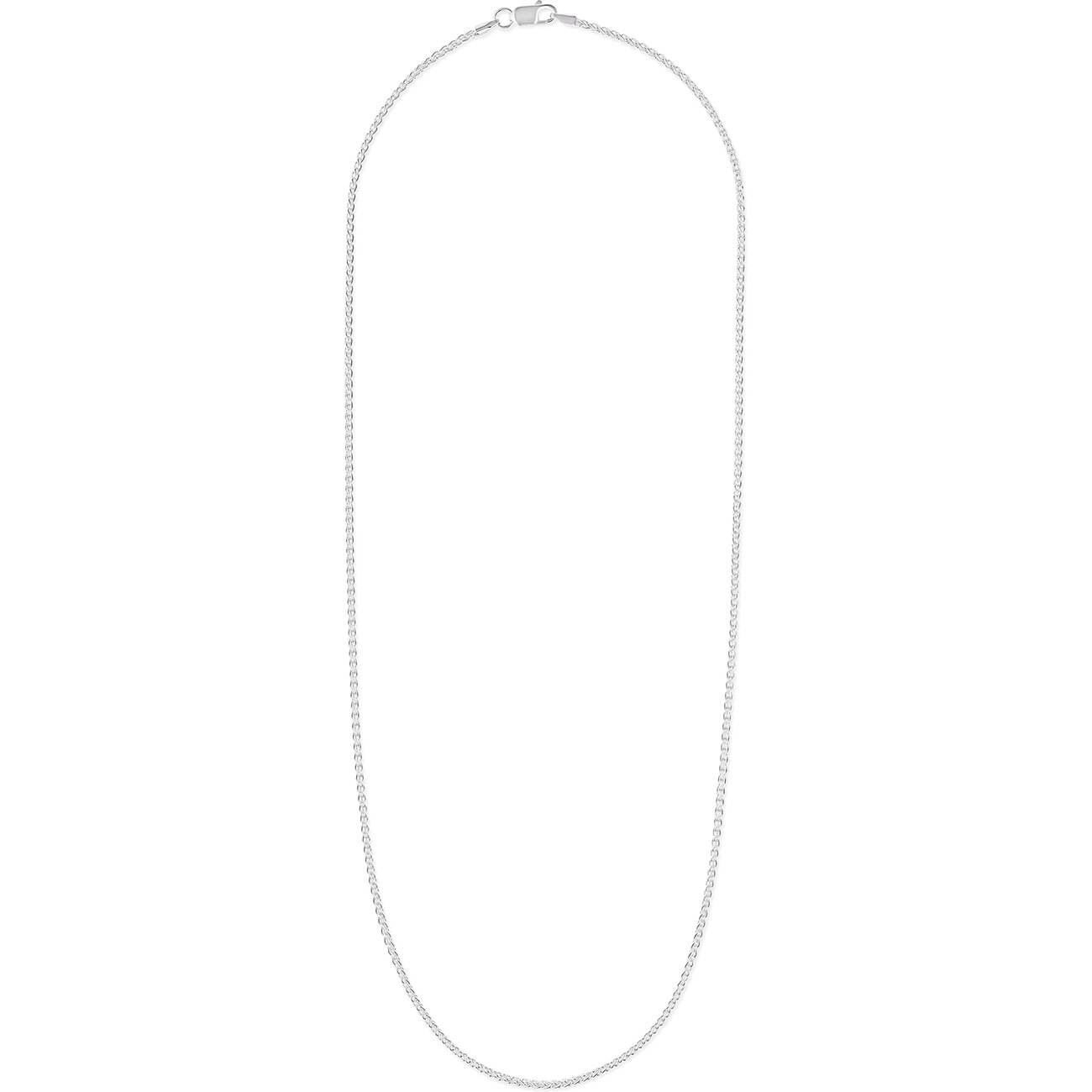 Collier FAVS en argent recyclé 925, maillons fins, avec fermoir mousqueton.