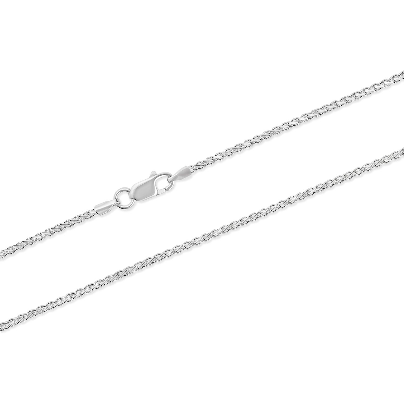 Collier FAVS en argent recyclé 925 avec fermoir mousqueton.