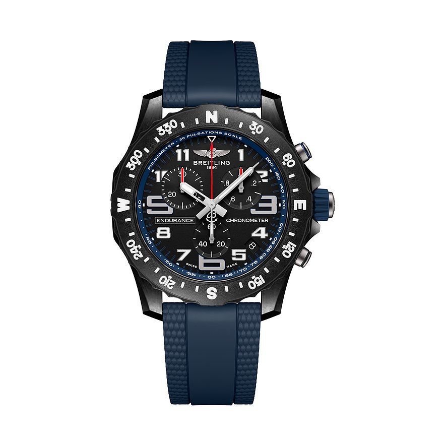 Breitling Chronograph Endurance Pro 44 X82310D51B1S2, Herren, Polycarbonat, Armband: Kautschuk, Quarz, analog