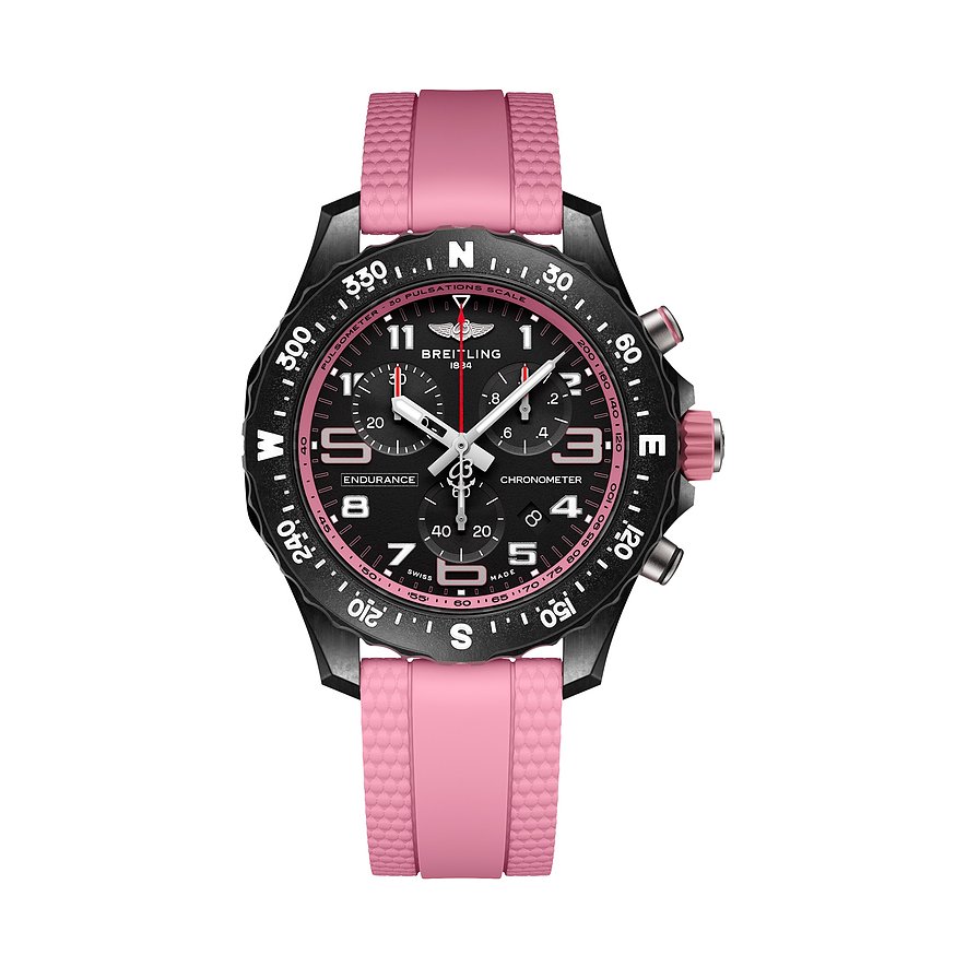 Breitling Chronograph Endurance Pro 38 X83310D41B1S1, Unisex, Polycarbonat, Armband: Kautschuk, Quarz, analog