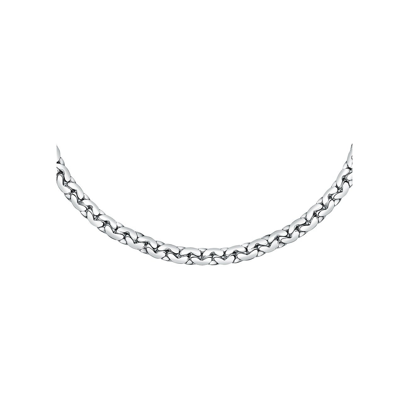 CHRIST Armband aus 375 Weißgold mit geflochtenem Design.