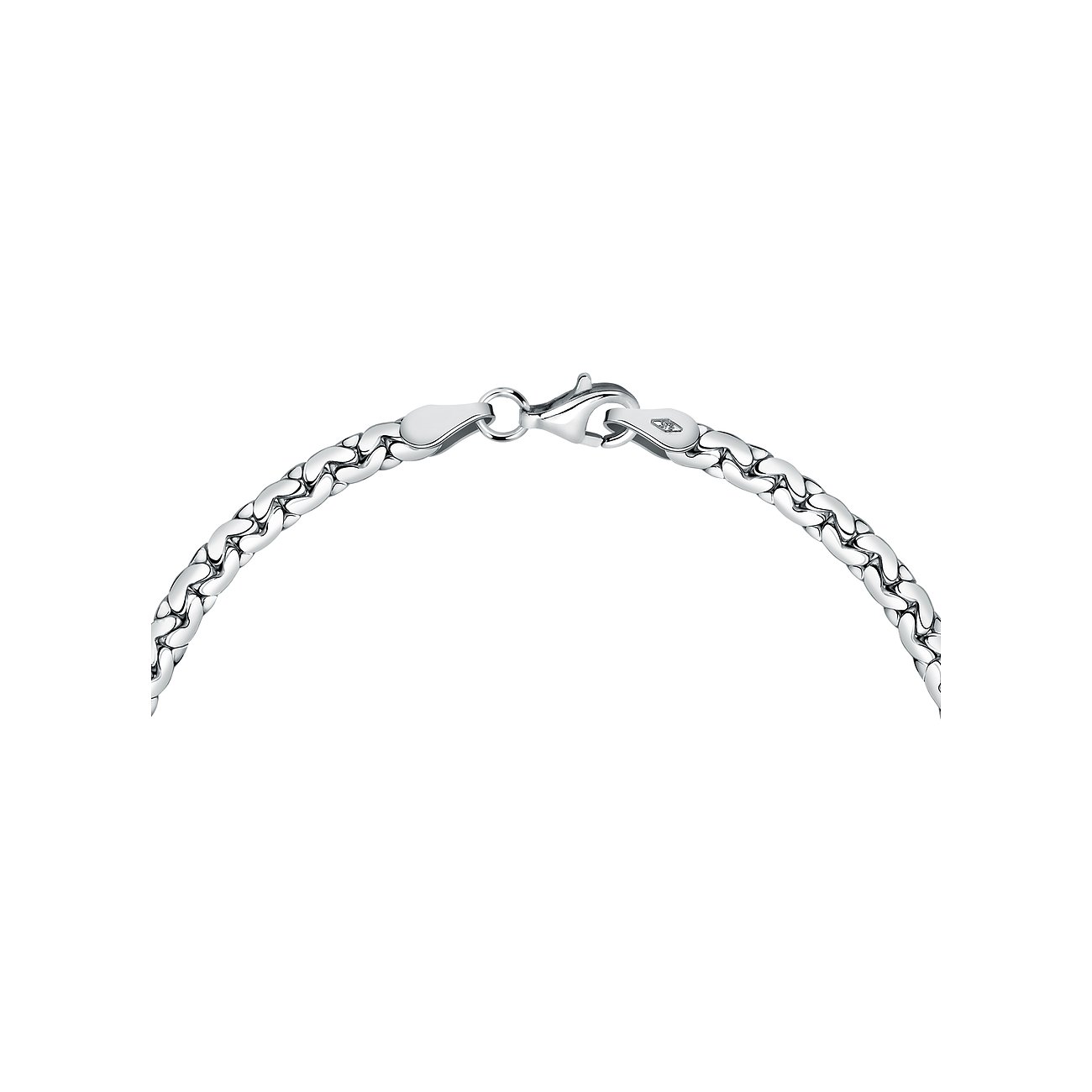 CHRIST Armband aus 375 Weißgold mit Karabinerverschluss.