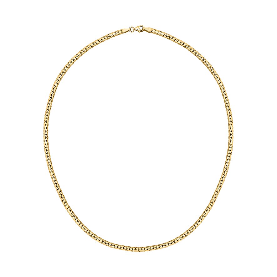 CHRIST Kette aus 375 Gelbgold mit Panzerband.