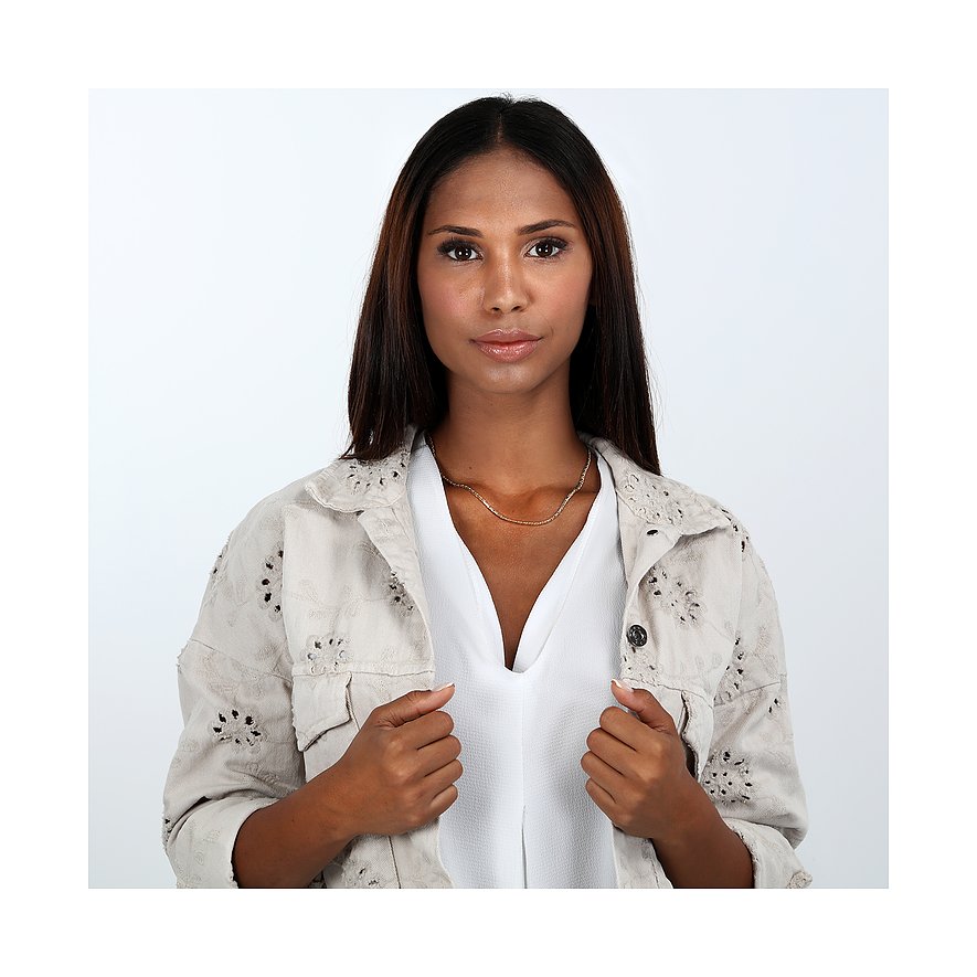 CHRIST Halsschmuck aus 375 Gelbgold mit feiner Kette.