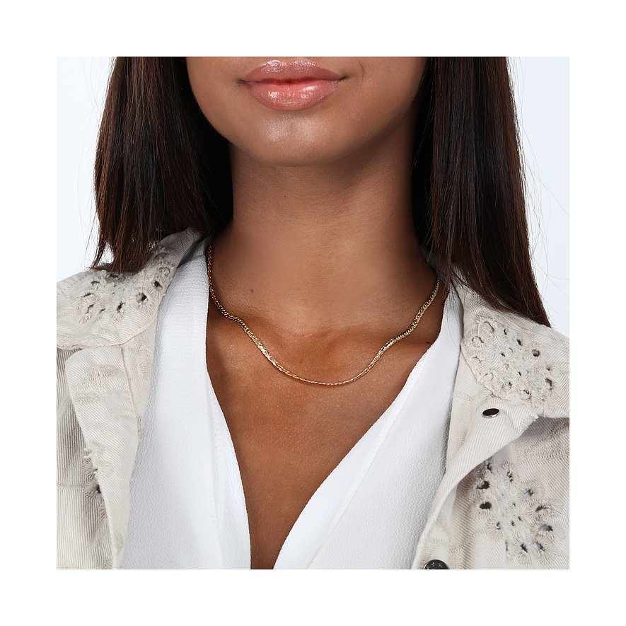 CHRIST Damen-Halskette aus 375 Gelbgold, feingliedriges Design.