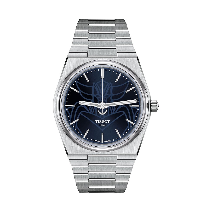 Tissot Herrenuhr PRX Powermatic 80 Ufo Robot Grendizer T1374071104102, Herren, Edelstahl, Armband: Edelstahl, Automatik, analog