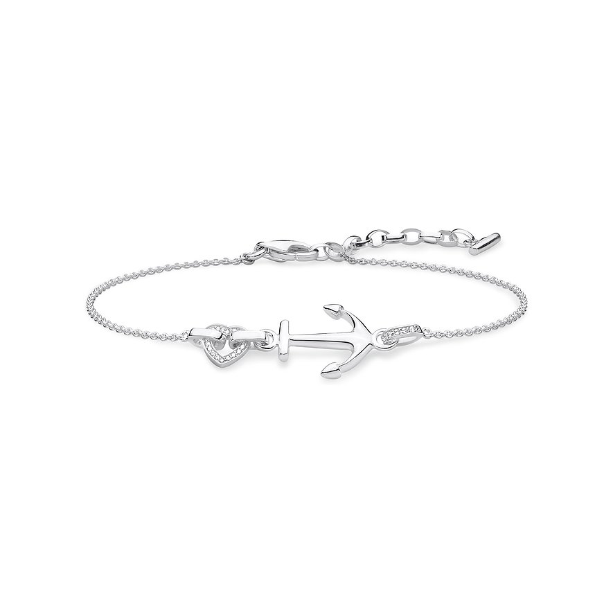 2. Chance - Thomas Sabo Armband SCA150277, Zirkonia, Damen, 925er Silber, silber