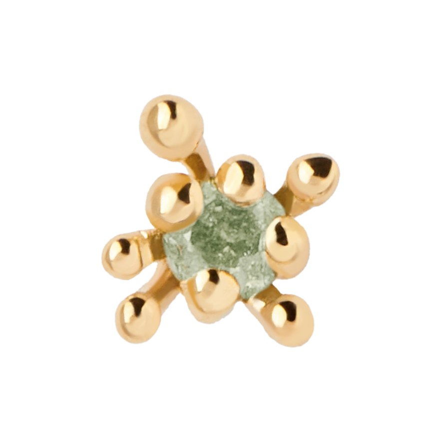 PdPaola Ohrclip, Zirkonia, Damen, 925er Silber, gold