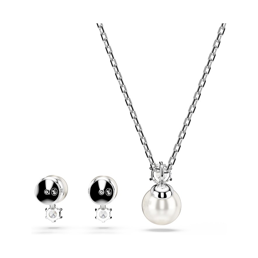 Swarovski Schmuckset mit Kristallen und Perlen.