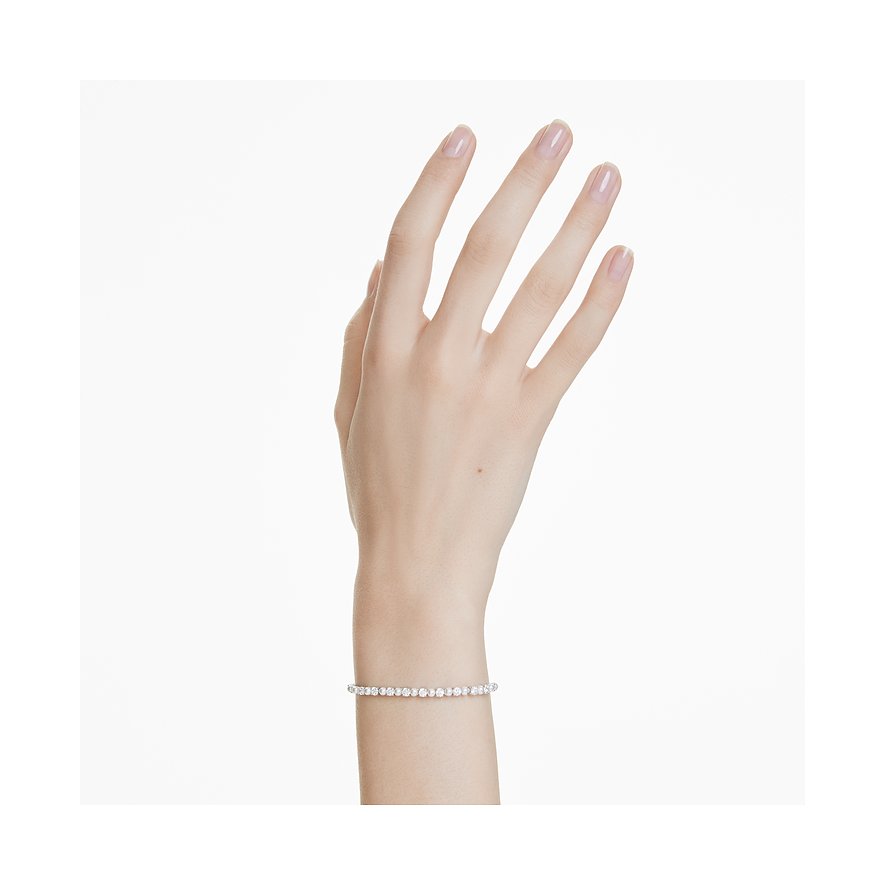 Swarovski Armband aus Metall mit Swarovski-Kristallen.