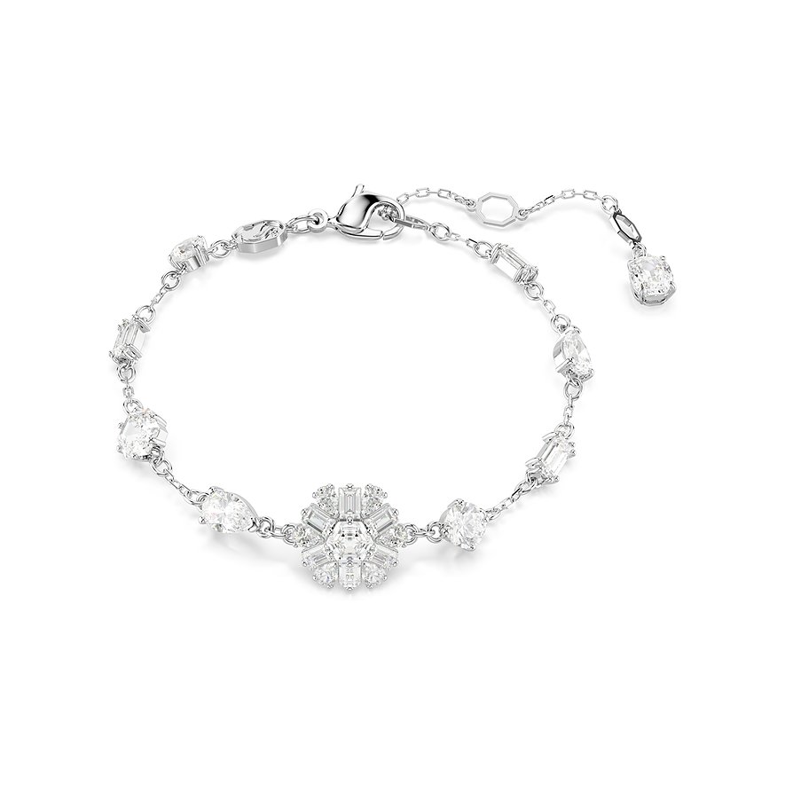Swarovski Armband Idyllia E Florere, Swarovski-Kristall, Damen, Metall, weiß