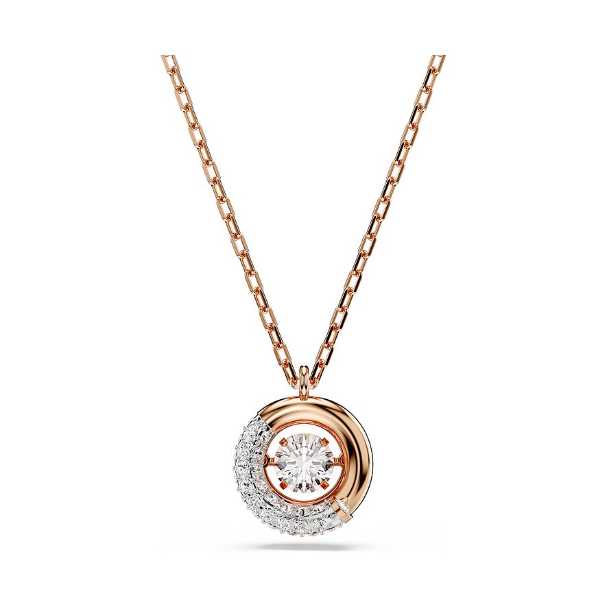 Swarovski Kette Dextera, Swarovski-Kristall, Damen, Metall, weiß